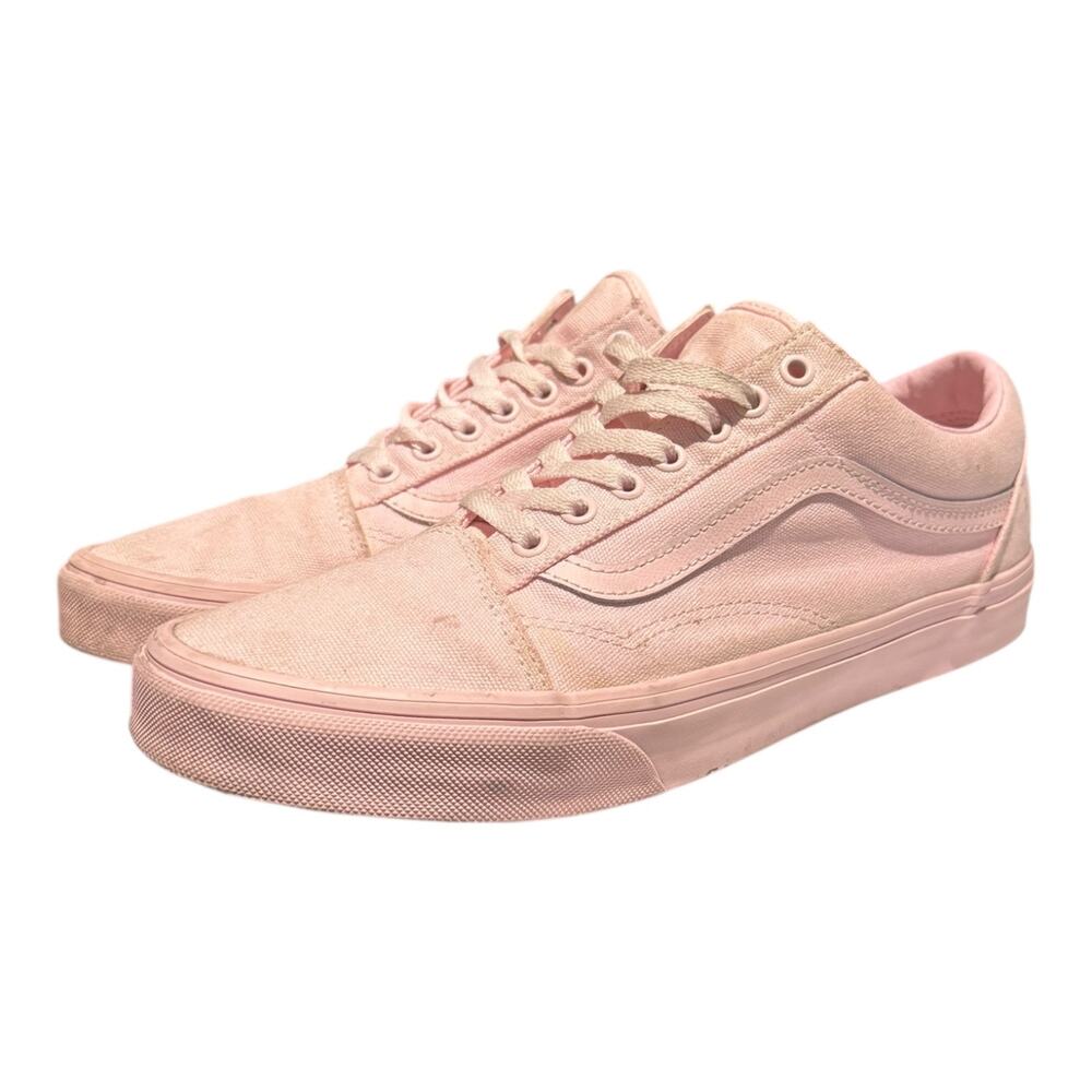 Vans Old Skool Men’s Size 10 Peach Pink Athletic Skate Walking Shoes Sneakers